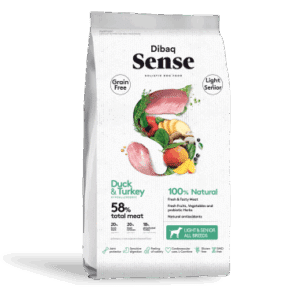 שק סנס ברווז והודו לייט סניור לכלבים בוגרים