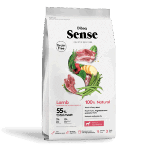 שק סנס נטול דגנים כבש – מזון יבש היפואלרגני לכלבים בוגרים