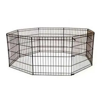 גדר גורים מתכתית במבנה מתומן – מודולרית ועמידה לאילוף גורים