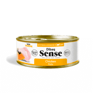 מעדן סנס לחתול עוף ופפאיה – מזון רטוב טבעי במרקם פילטים