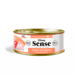 מעדן סנס עוף וסלמון לחתולים – מזון רטוב טבעי עם עוף טרי, סלמון ותפוח, במרקם פילה