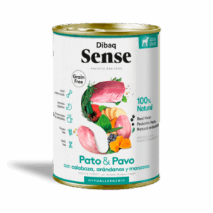 שימורי סנס ברווז והודו – 380 גרם נטולי דגנים לכלבים