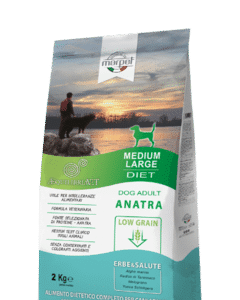 אקוליבריה ברווז לכלבים מגזע קטן – מזון יבש מופחת דגנים