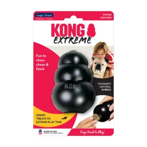 קונג שחור לכלב חזק KONG Extreme צעצוע עמיד במיוחד